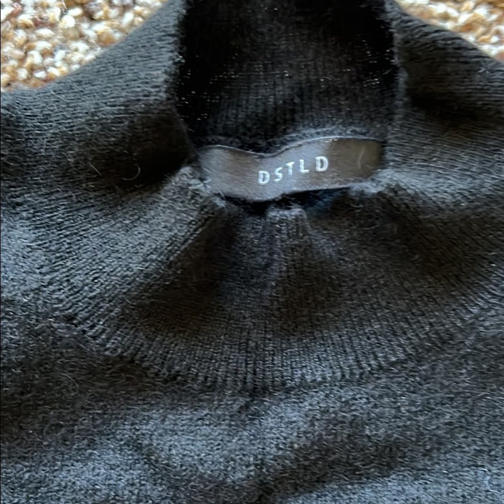 DSTLD Mock Neck Cashmere Sweater - XL